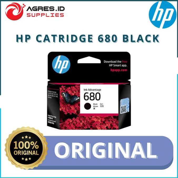 Pilihan - Hp Tinta 680 Black Catridge Printer 680 Black Tinta Printer Original | Catridge Printer Or
