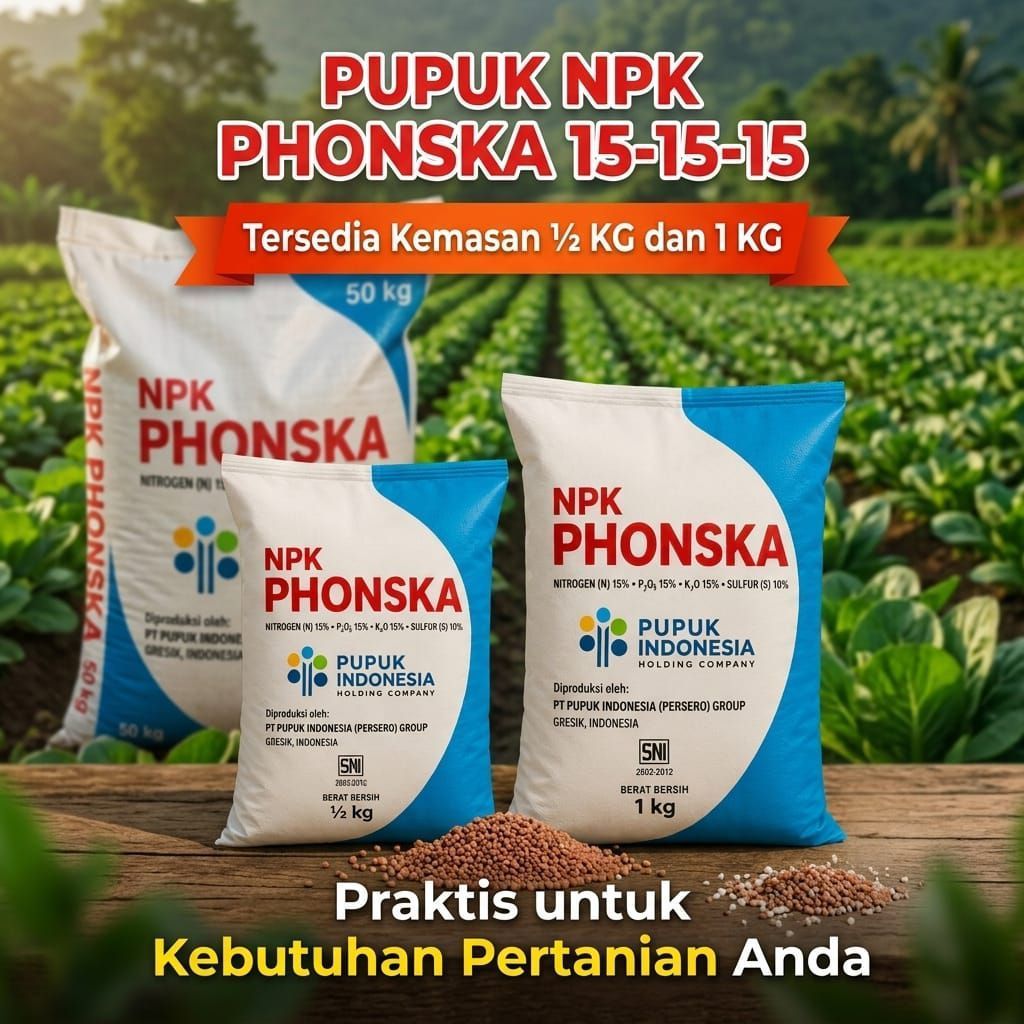 Pupuk NPK Phonska 15-15-15 Non Subsidi Pertanian