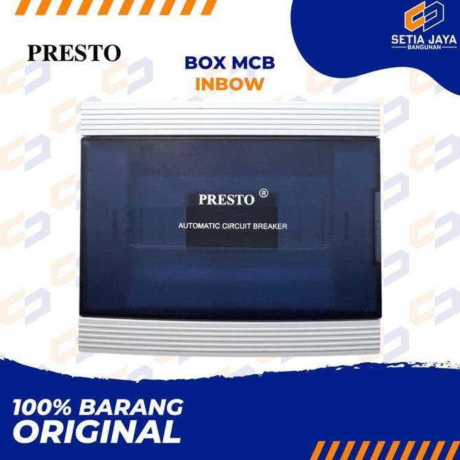 Box / Kotak Mcb / Sekring Listrik Presto 4 / 6 / 8 Grup / Group Inbow