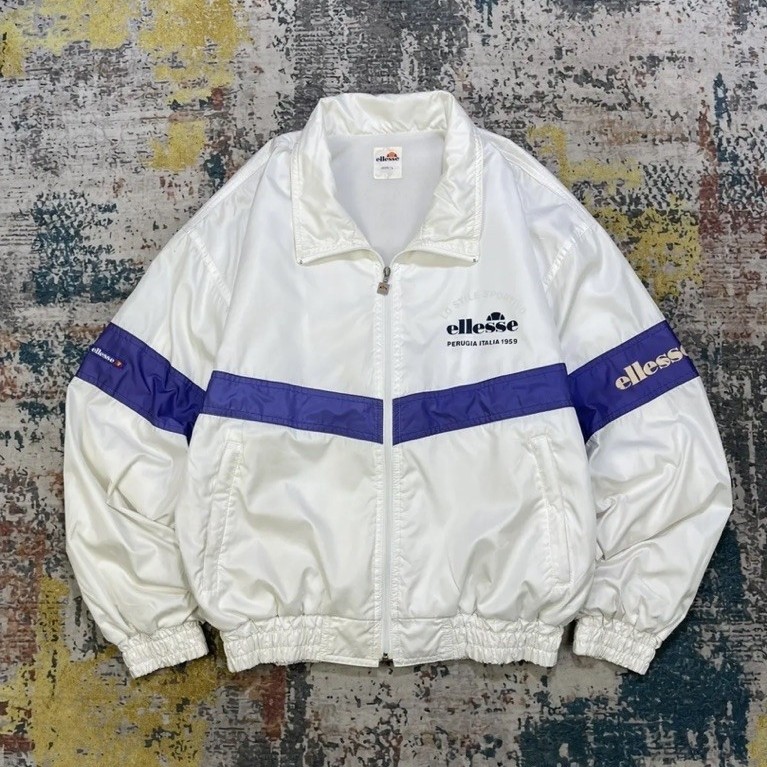 Preloved Jacket Tracktop Ellesse Vintage Colorblock Windbreaker HARGA+ADMIN