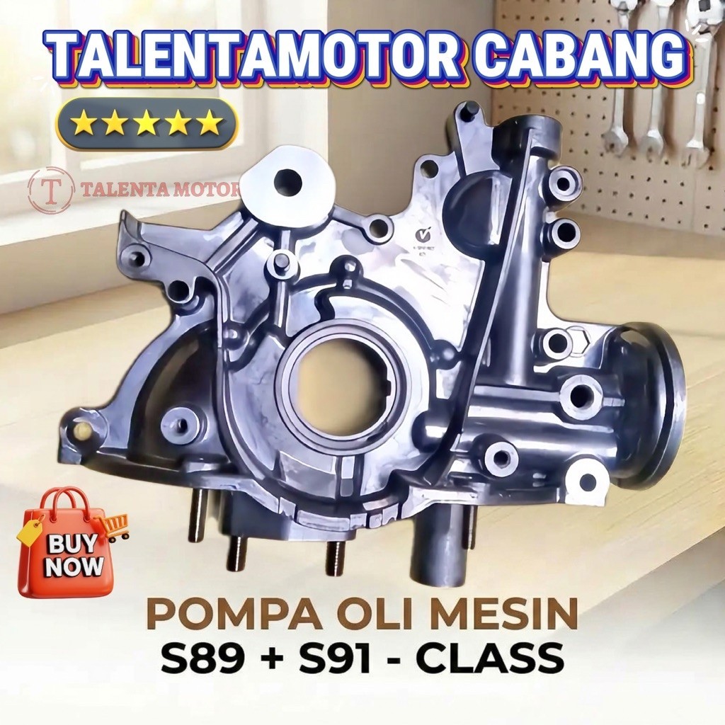 POMPA OLI MESIN ADA DUDUKAN FILTER ZEBRA 1.3 ESPASS 1.3  1.6 CLASSY FEROZA TARUNA OIL PUMP ASSY POMP