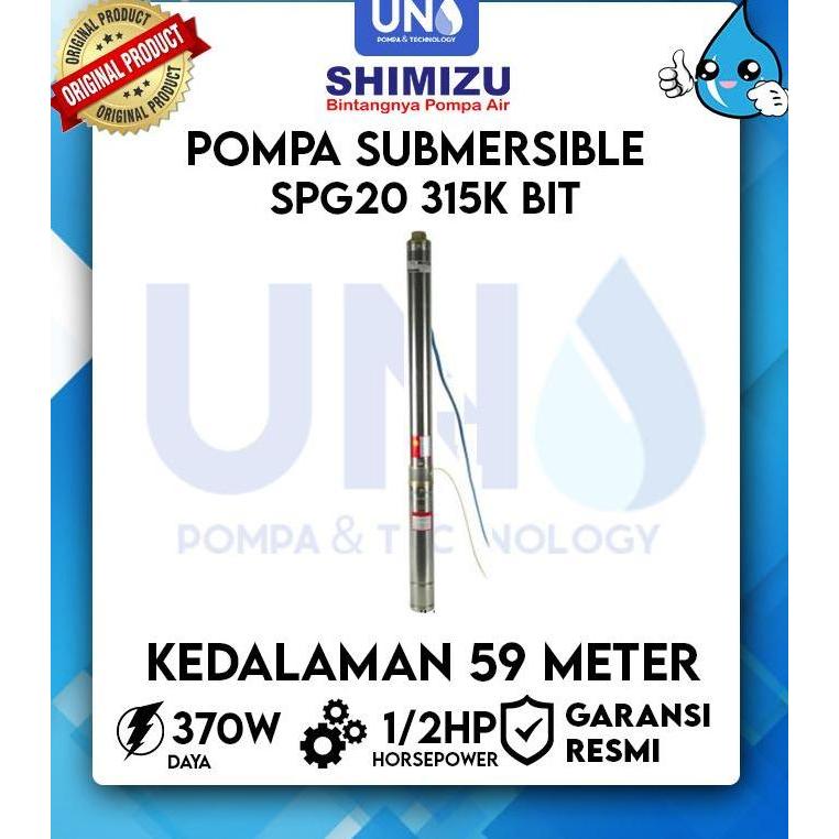 Pilihan - Shimizu Submersible Pump 3" Spg20 315K (1/2 Hp)