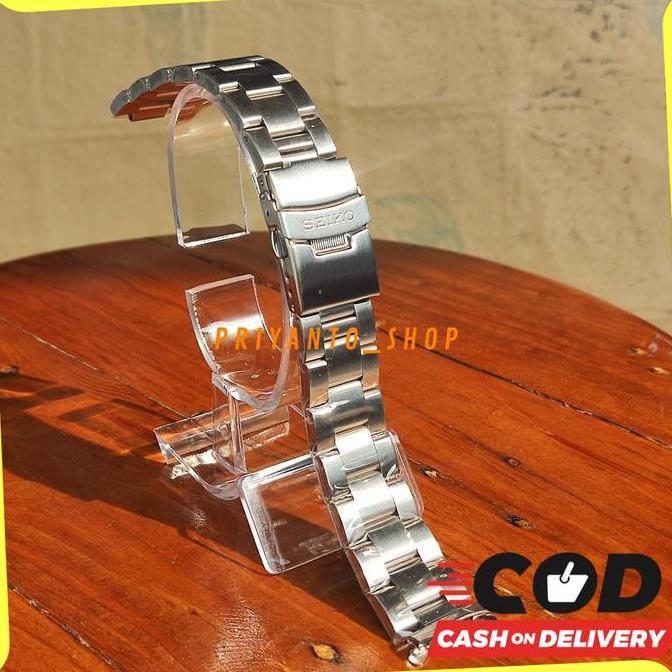 SEIKO 19MM 20MM STAINLESS STELL TALI JAM SEIKO RANTAI 19MM 20MM KUPING
