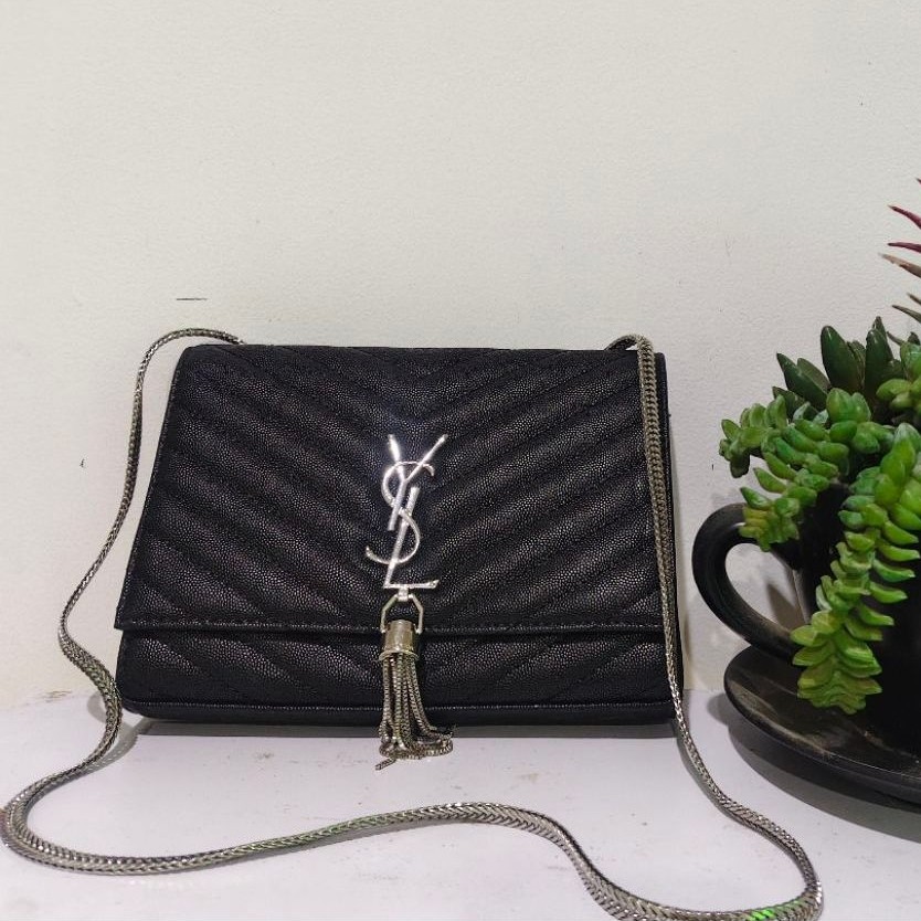 Tas Selempang Wanita Hitam YSL