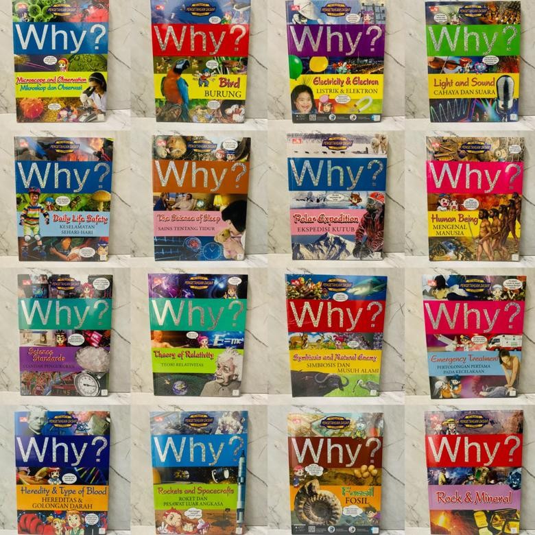 Berkualitas Original Komik Why? Seri Pengetahuan Dasar / Social Science / Country / People / Matemat
