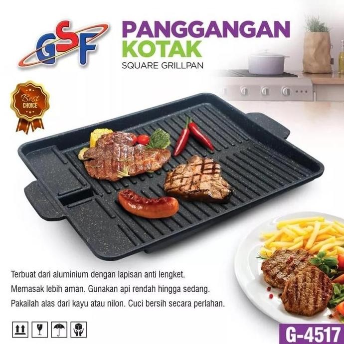 panggangan grill pan kotak GSF