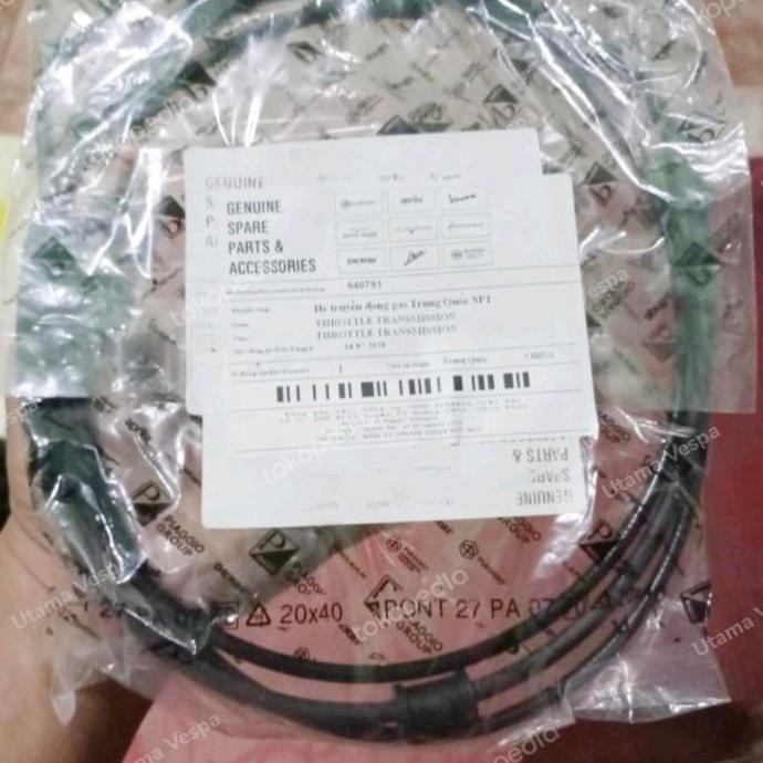 BEBAS ONGKIR - Kabel gas Piaggio Vespa Matic Zip original