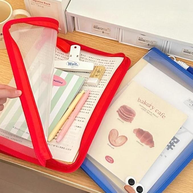 

Tas Penyimpanan Buku/Kantong Dokumen Tahan Air/Tas Penyimpanan Dokumen/Tas Khusus Untuk Ujian Siswa Allshop