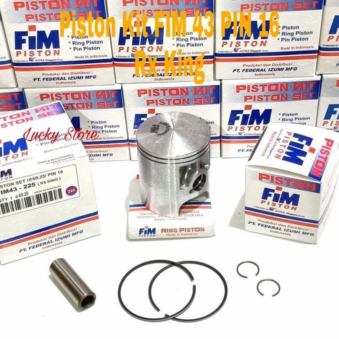 Promo Piston Kit Fim 43 Rx King Original Fim,Os 150-175-200-225-250-300