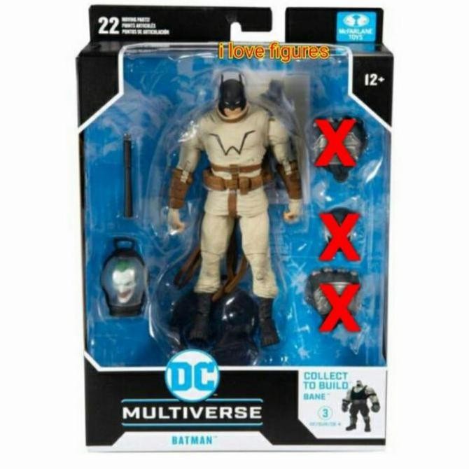 Mcfarlane Batman Last Knight On Earth Tanpa Cnc / Baf Bane