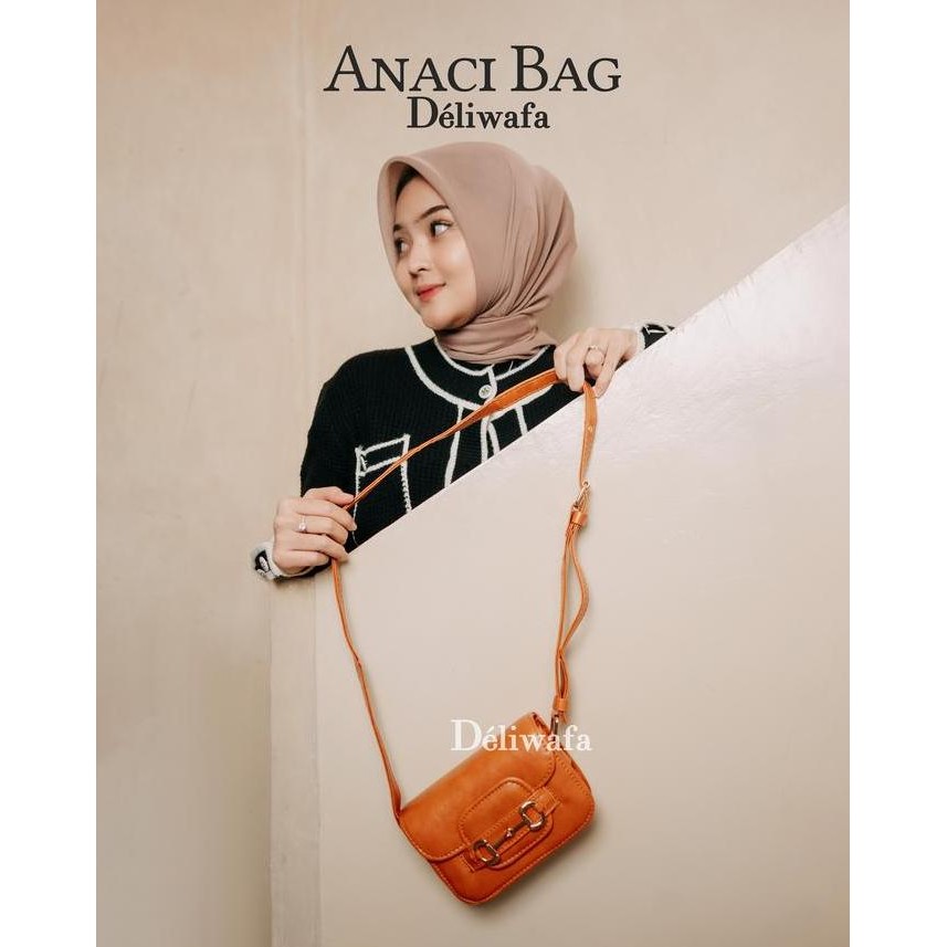 Deliwafa - [Tas Selempang Wanita] Tas Anaci