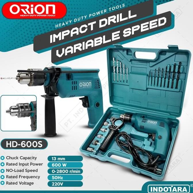 Mesin Bor / Impact Drill Listrik Orion - HD600S
