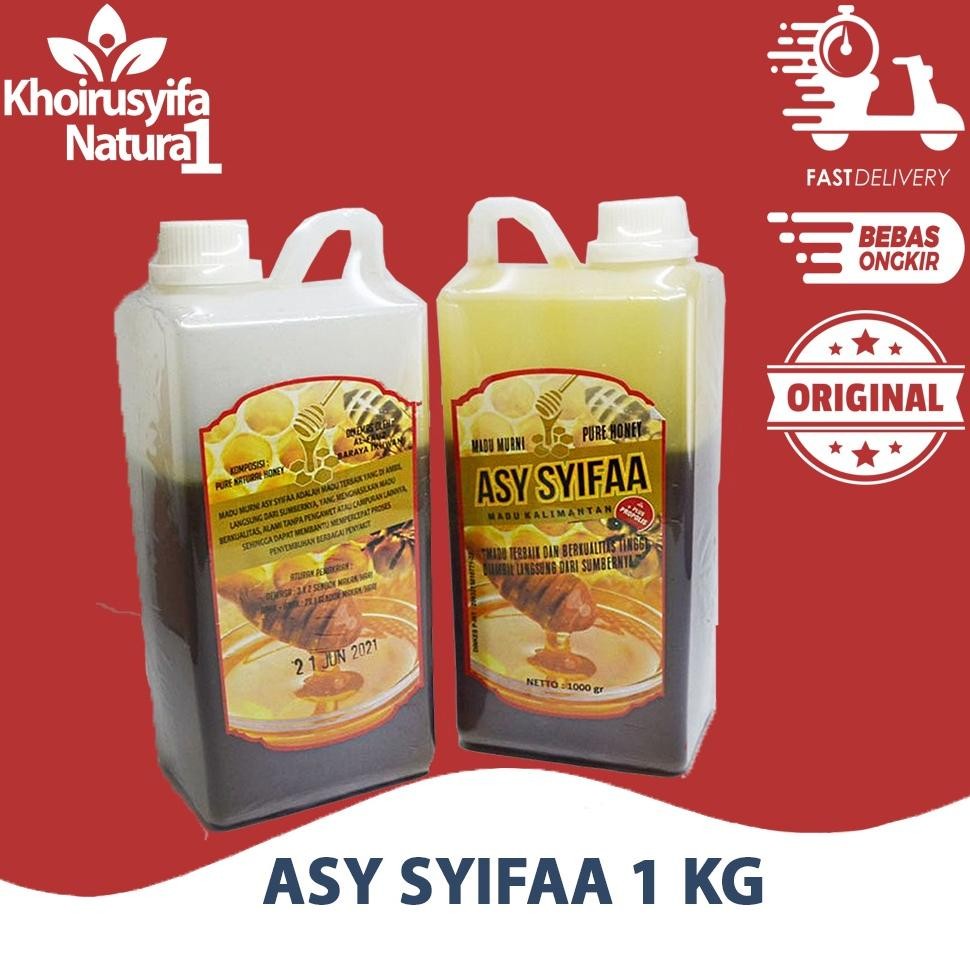 

(Terbaru) MADU KALIMANTAN ASY SYIFAA PURE HONEY 1 KG | ASYSYIFAA | ASY SYIFA | ASYSYIFA (Terlaris)