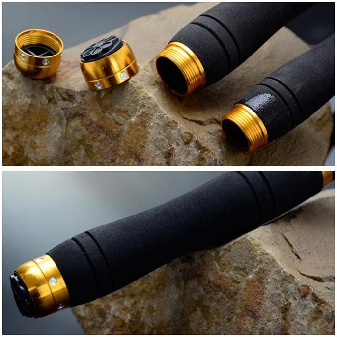 Fishing Rod CALDARI Pancing teleskopik Pancing Laut Spinning Rod Cocok untuk semua perairan Mudah di