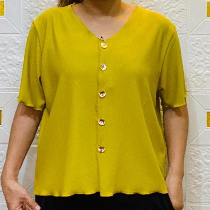 JaddmeiLuna top atasan wanita jumbo/atasan wanita knitt/semi crop top jumbo SS