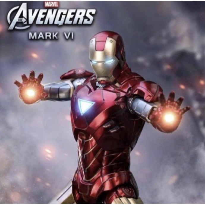Zd Toys Original Iron Man Mark Vi Ironman Mark 6 Mk 6 Mk Vi