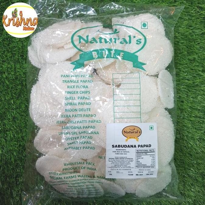 

Buruan serbu] Natural's Sabudana Papad 1kg