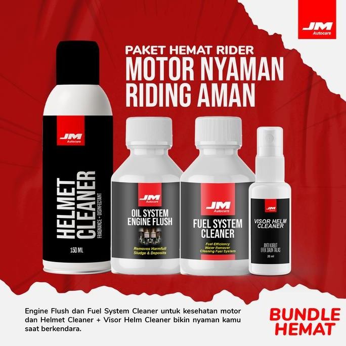 PROMO BUNDLE HEMAT - HELM CLEANER - VISOR HELM CLEANER