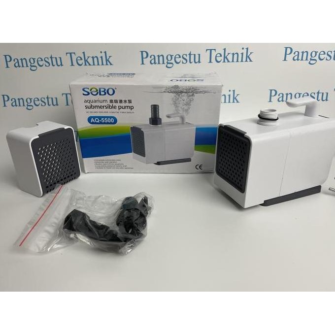 Promo SOBO AQ 5500 Pompa celup Aquarium 3000 L/H aquascape filter COD