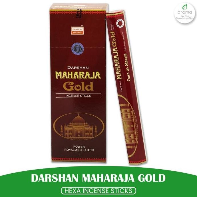 Dupa India (Aromaterapi) Hexa - Darshan Maharaja Gold [terbaik]