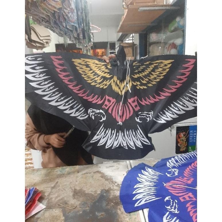 Terbaru Rt-69 Layangan Hias Burung Elang Kain Parasut Lipat Termurah Terbaru