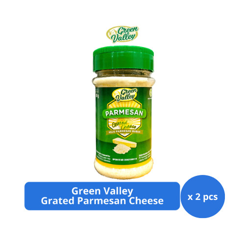 

Green Valley Grated Parmesan Cheese 80gr x 2 pcs
