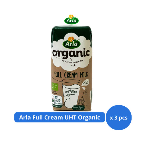 

Arla Full Cream Milk UHT Organic 200ml x 3 pcs