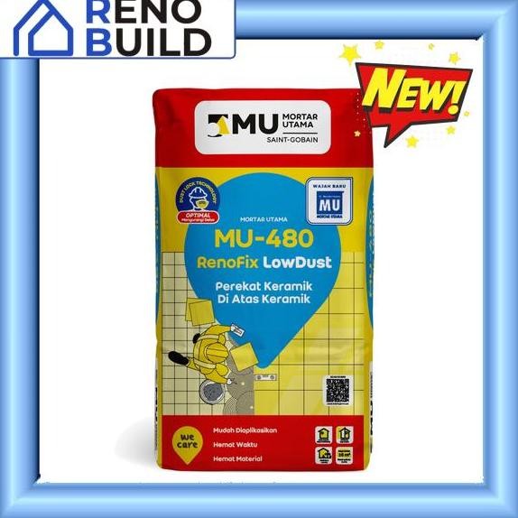 Mu-480 Renofix Lowdust 25Kg Kualitas Premium