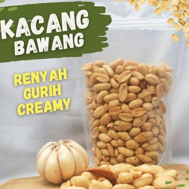 

Kacang Bawang Putih Goreng Kacang Tanah Gurih Renyah Cemilan