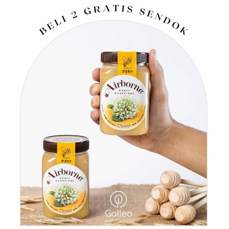 

(Terbaru) MADU CLOVER HONEY AIRBORNE NEW ZAELAND CLOVER HONEY GALLEO (Terlaris)