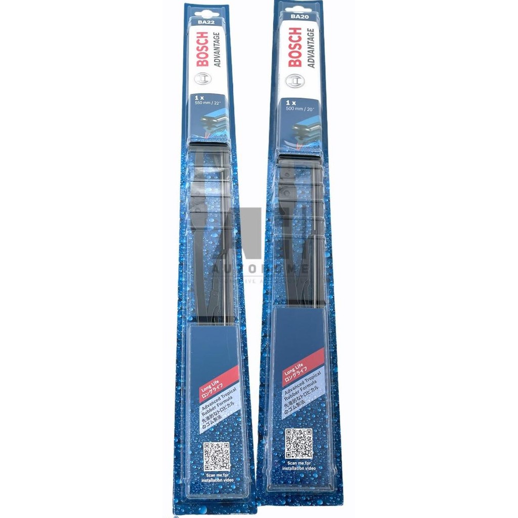 Wiper Toyota 86 - FT86 & Subaru BRZ - Bosch Advantage 22 20