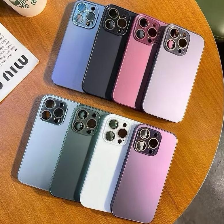 Berkualitas Premium Luxury Ag Matte Case For Iphone 11 12 13 14 15 Pro Max Camera Protection Cover F