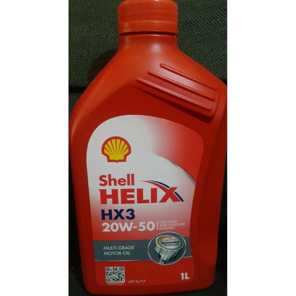 Ready oli shell HX3 20W-50