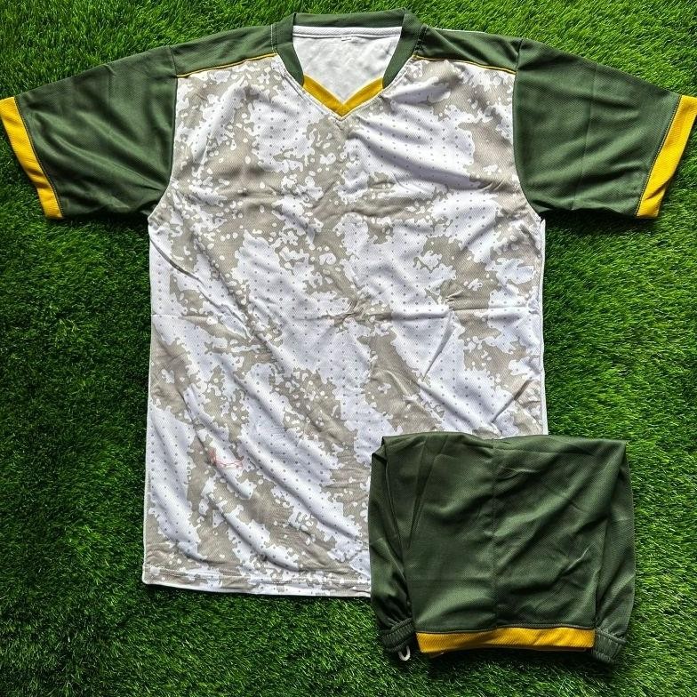 (Terbaru) SETELAN FUTSAL ABSTRAK NEW GREEN FOREST JERSEY BOLA JERSEY FUTSAL BAJU VOLLY (Terlaris)