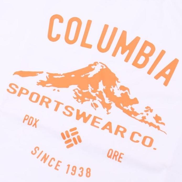 ready  Kaos Outdoor Columbia Meeker Peak T-Shirt Casual Orange Original