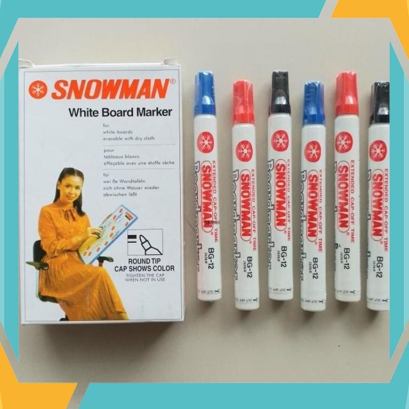 

Promo Spidol Snowman BG-12 Whiteboard ( Pcs ) [ Original ] AQY-99