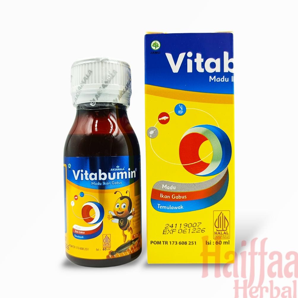 

(Terbaru) VITABUMIN 60ml Madu Multivitamin Suplemen Anak Ekstrak Ikan Gabus Asli Original PROMO TERMURAH (Terlaris)