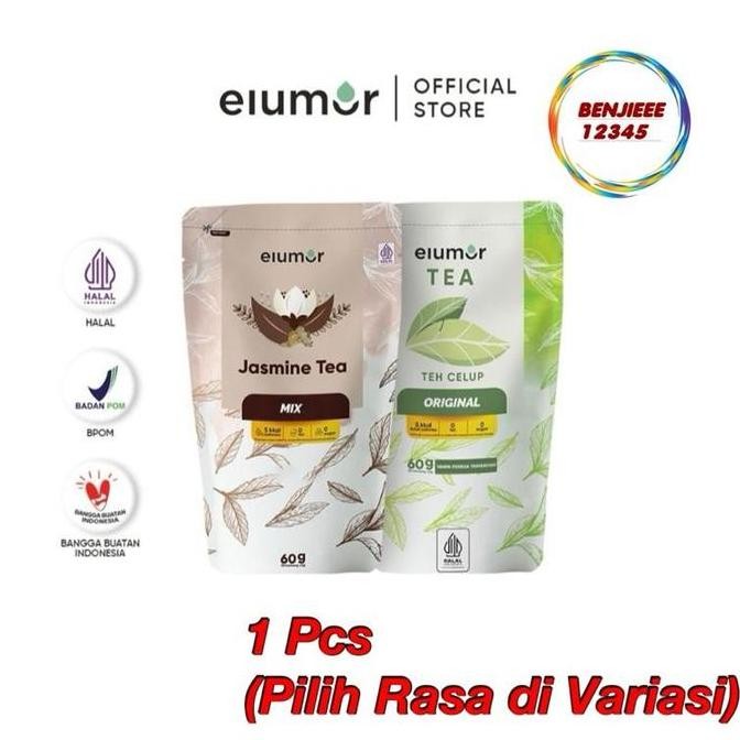 Elumor Slimming Tea teh pelangsing slim diet ELUMOR Original jasmine JASMINE mix herba
