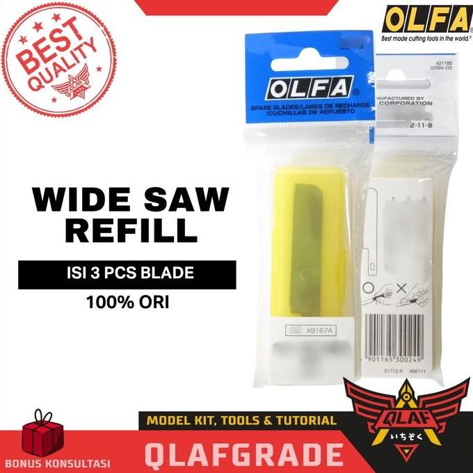 

Mata Gergaji Pisau Potong Mini Craft Olfa - Refill Pisau Olfa Untuk Handle Pisau Pen Cutter Pro Art Knife - Plastic - Tool, Stationery