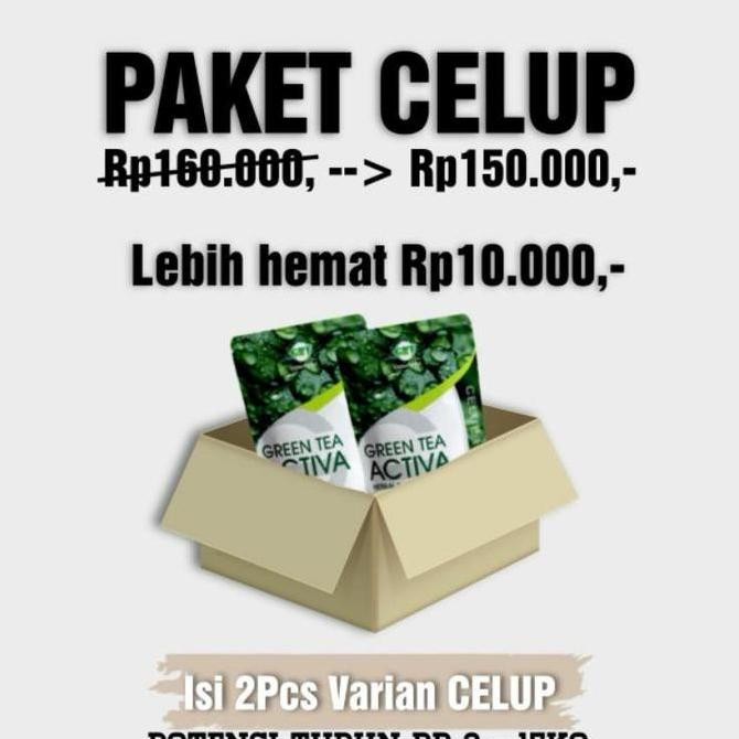 

welcome to tahuan jaya Teh Pelangsing Herbal GREEN TEA ACTIVA (PAKET CELUP)