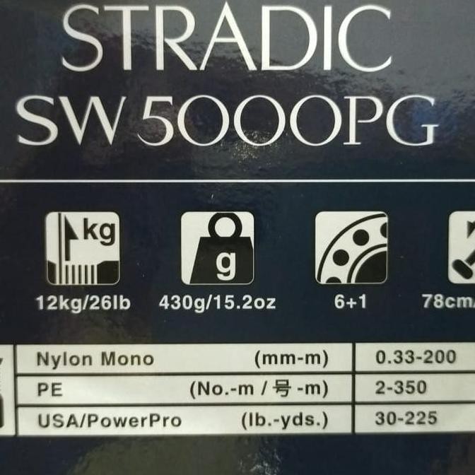 Reel Shimano STRADIC SW 5000PG NEW 2020 GARANSI 1 TAHUN