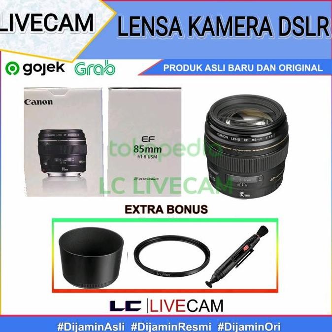 TERBARU CANON EF 85MM F1.8 USM / LENSA CANON EF 85MM F1.8 USM/ CANON 85MM F1.8 PROMO