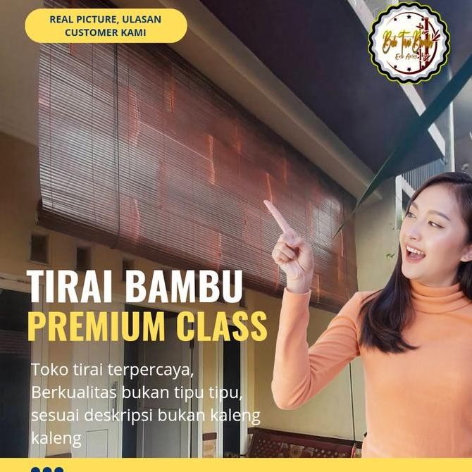 (Murah) Tirai kerai bambu 2,x2, M Kerai/kere/keray/krey