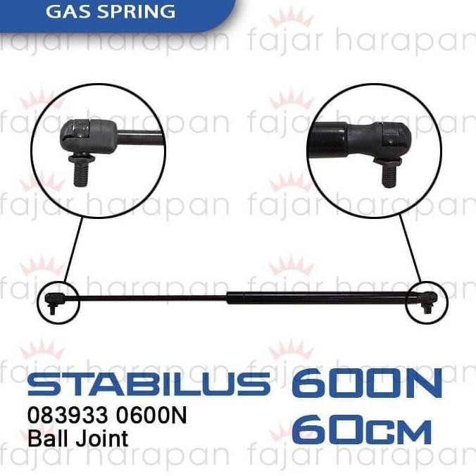 

PROMO DISKON - Stabilus 600N 089 60CM Gas Spring