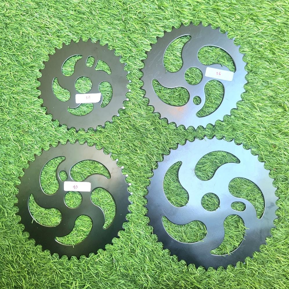 Gb29 Fgs-3 Piringan Gir Gear Crank Depan Sepeda Anak 32T, 36T, 40T, 44T Gir Langsung Bmx Hitam Murah