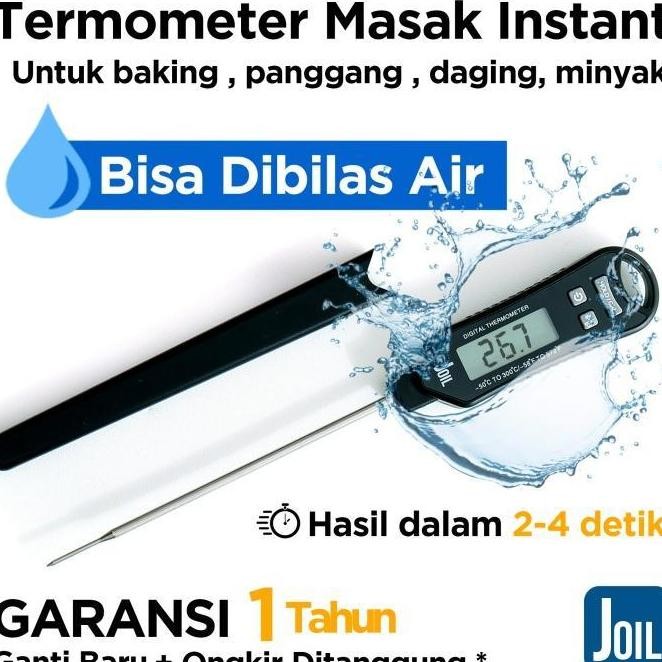 Termometer Digital Thermometer Dapur Makanan Waterproof - Joil KT1