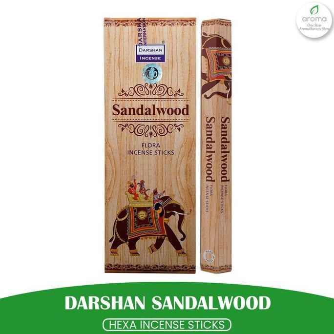 Dupa India Aromaterapi Hexa - Darshan Sandalwood [terbaik]