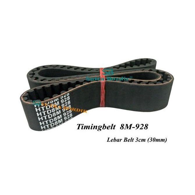 TERBARU - Timingbelt 8M 928 Industri Belt S8M-928 Lebar 3cm Conveyor Belt 8M928