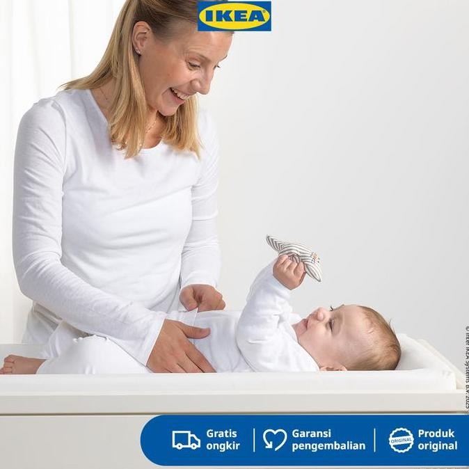 Ikea Vadra Alas Busa Ganti Popok Bayi 48X74 Cm Empuk
