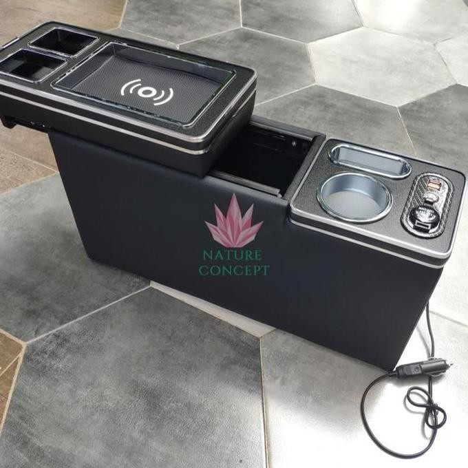 Console Box Mobil Honda Freed fitur Lengkap Mewah USB Power Outlet